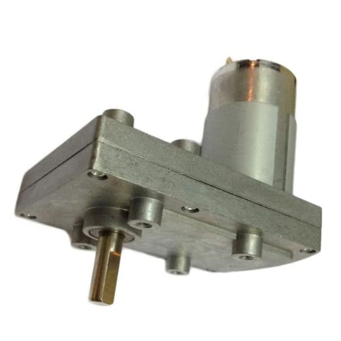 150 RPM DC 12v Rectangular Geared Motor with High Torque - View 1