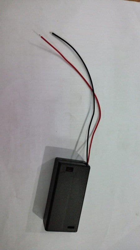 2 x AAA Battery Holder with cover and On/Off Switch - View 2