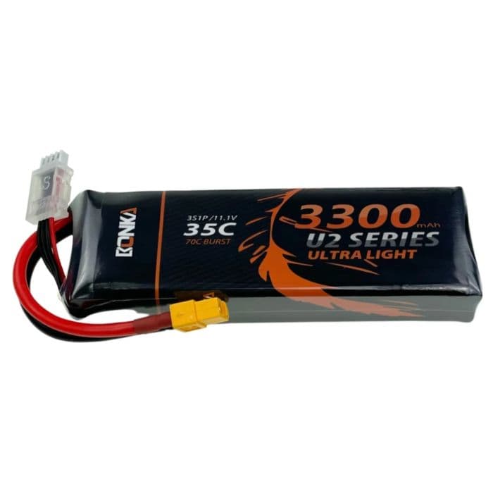 11.1v 3300mAh 35C 3S1P Bonka Lipo Battery - View 1