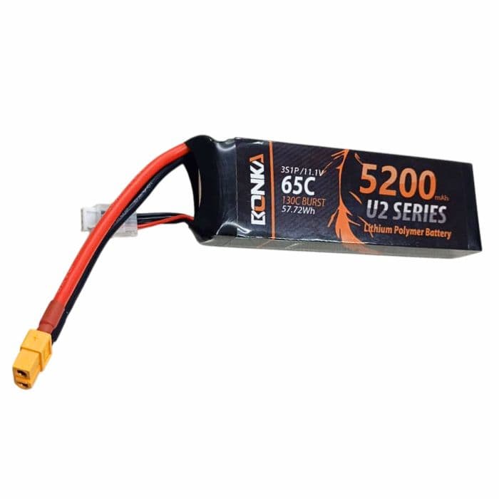 11.1v 5200mah 65C 3S1P Bonka Lipo Battery - View 1