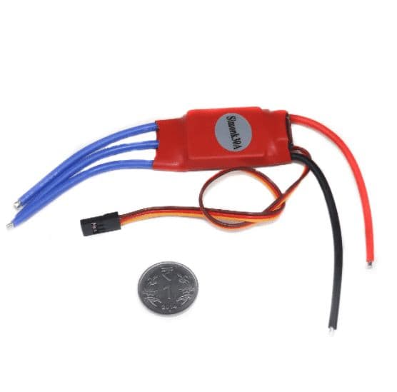Simonk Red ESC 30A without Connector for Quadcopter - View 1