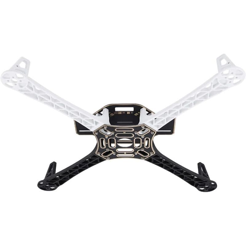 F450 4-axis Quadcopter Drone Frame Kit with Integrated PCB (Black & White) - View 2