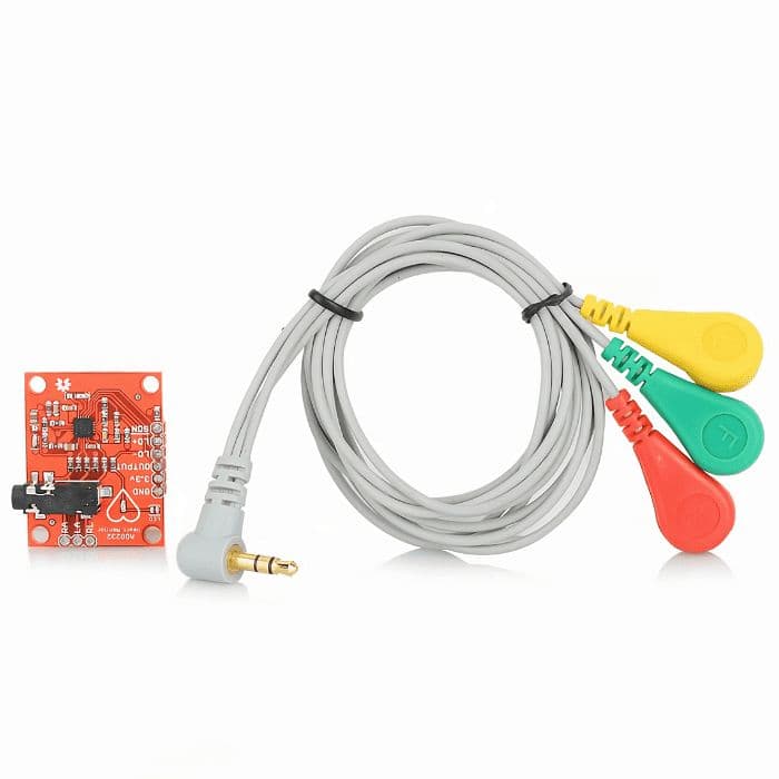 AD8232 ECG Module Heart Rate Monitor Kit - View 2