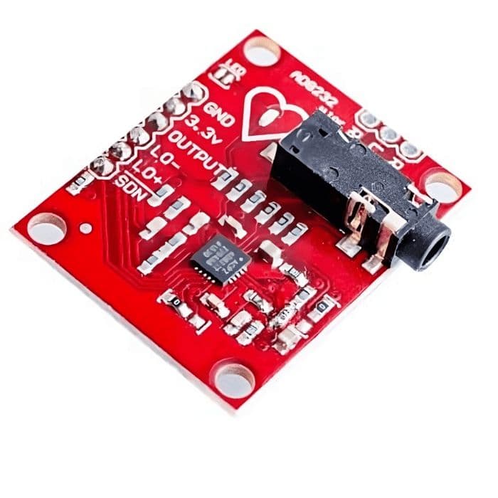 AD8232 ECG Module Heart Rate Monitor Kit - View 3