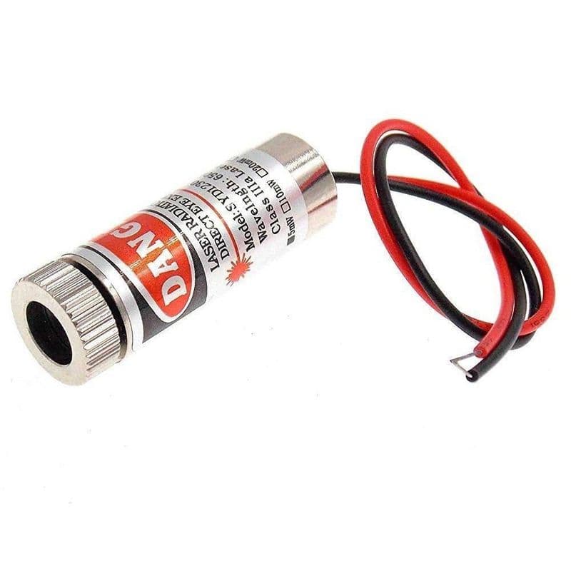 SYD1230 12mm 650nm 5mW Red Point Laser Module - View 1