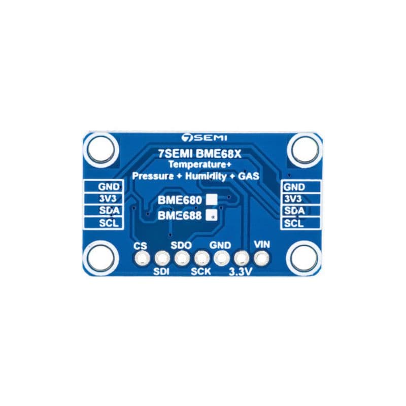 7Semi BME680 Temperature, Humidity, Pressure & Air Quality Sensor Breakout with Qwiic Interface - View 3