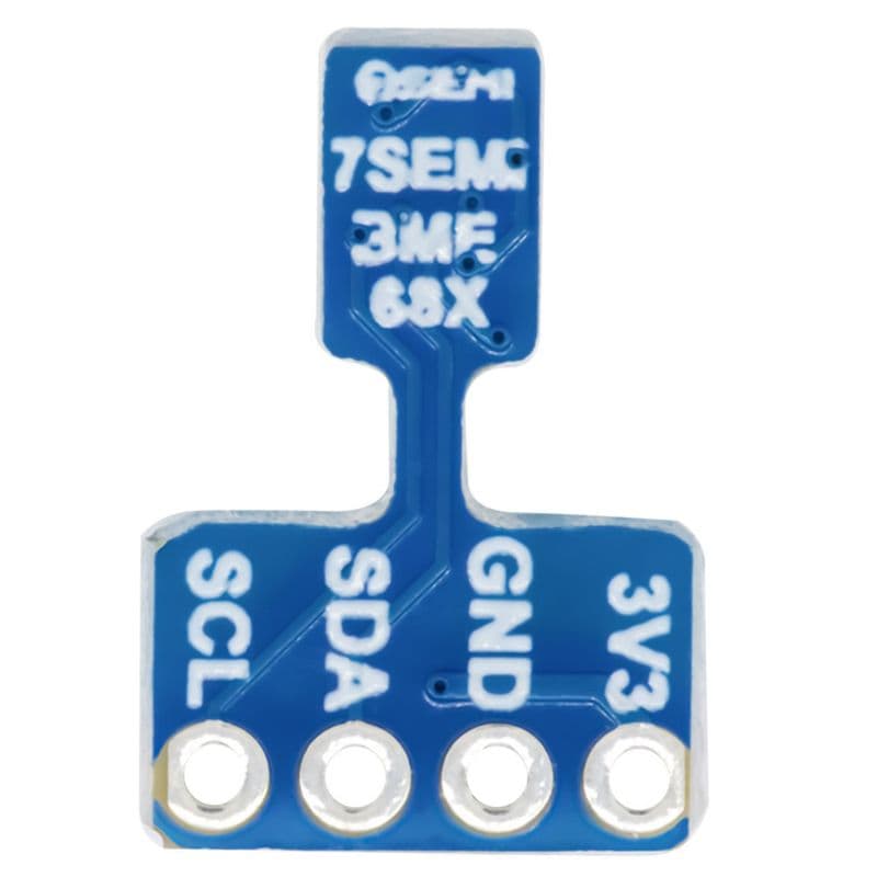 7Semi BME688 Environmental Sensor Nano Breakout with 2.54mm Pitch Header - View 3