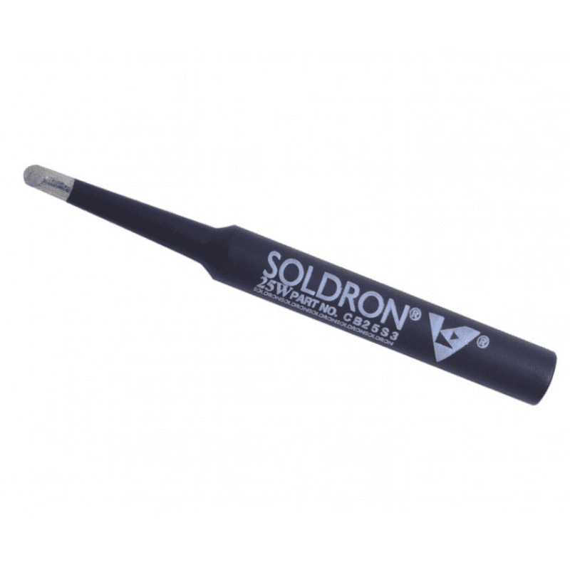 Soldron Black Ceramic Coated Delux Spade Bit for Soldron 25W Soldering Iron - CB25S3 - View 1