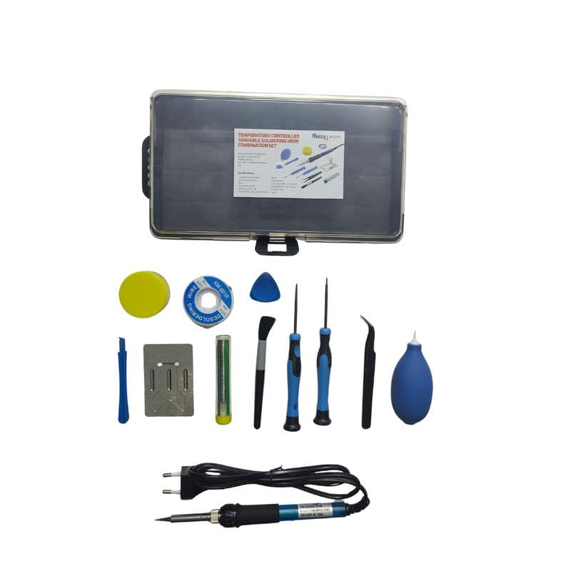 MTQ911 Temperature controlled variable soldering iron combination set - View 1