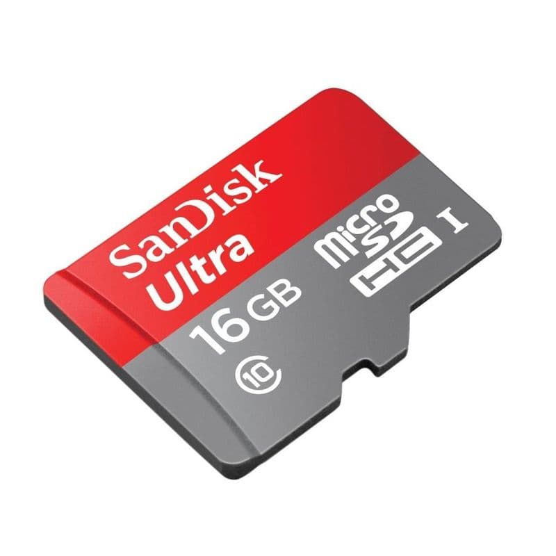 SanDisk Micro SD/SDHC 16GB Class 10 Memory Card (Up to 98MB/s Speed) - View 1