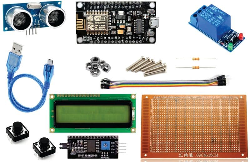 Water level detection and Auto cut off ( IOT) - View 1