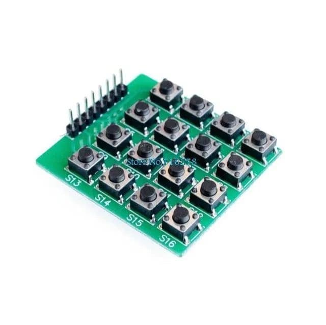 4x4 Matrix Keypad Module - 16 Key Button - View 2
