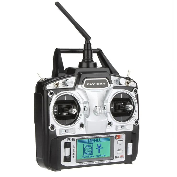 FlySky FS-T6 6CH Transmitter with FS-R6B Receiver - View 2