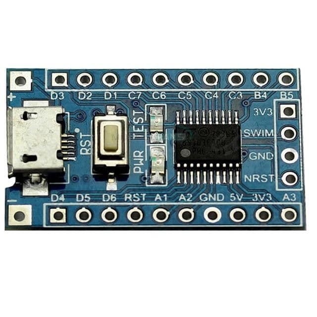 STM8S103F3P6 STM8 Development Board - Minimum System Board - View 1