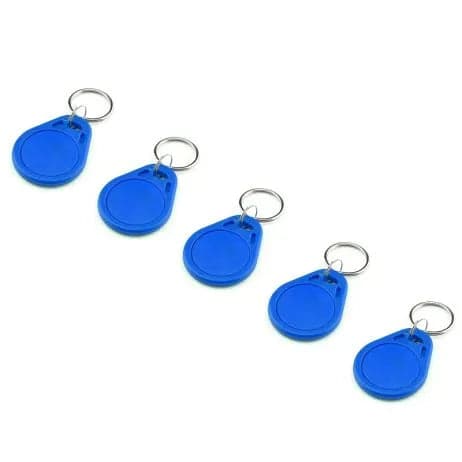 125KHz RFID Tag Keychain – 5pcs | Radio Frequency Identification Chip - View 1