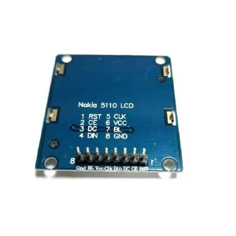 Nokia 5110 LCD Display Module Blue SPI Interface - View 3