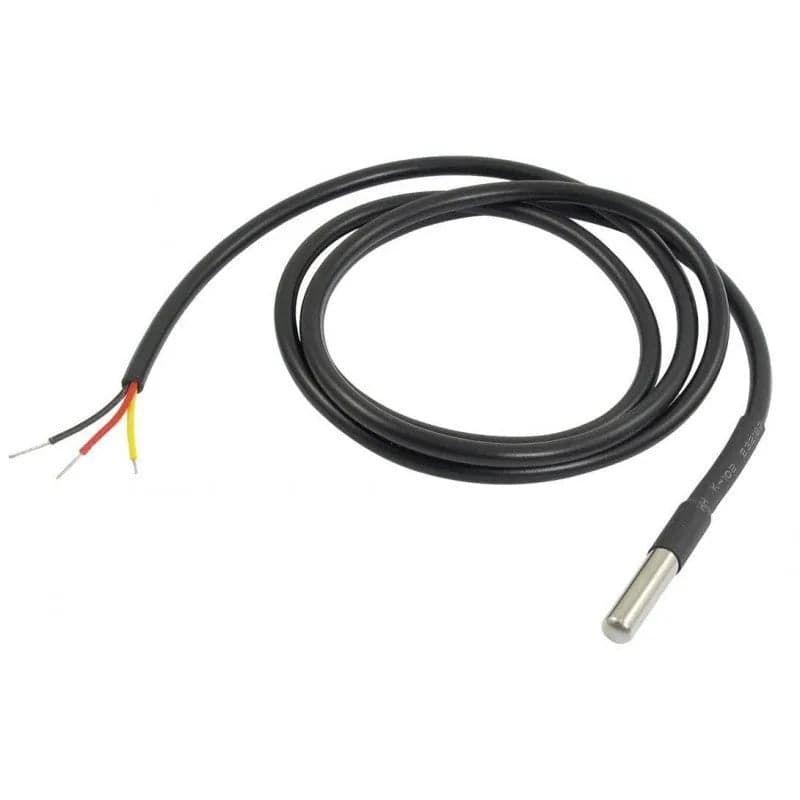 DS18B20 Waterproof Temperature Probe – 1m Original Chip - View 1