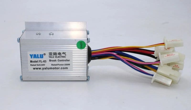 Yalu 24V 250W Brush DC Motor Controller for MY1016 E-bike and Scooter Motor - View 1