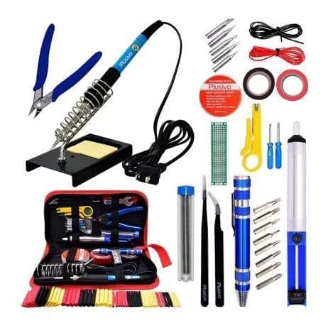 Plusivo Soldering Kit With Diagonal Wire Cutter - Complete Soldering Kit - View 3