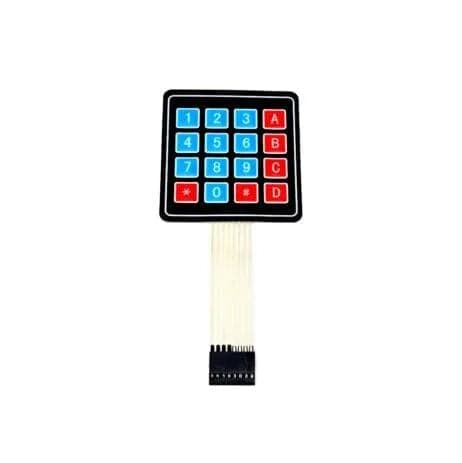 Key Pad 4x4 16 Key Matrix Membrane Universal Switch Keypad - View 1