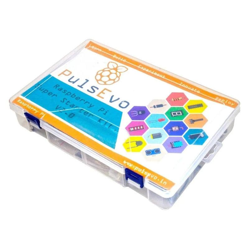 PulsEvo Raspberry Pi Super Starter Kit V2 DIY Kit with Detailed Tutorial, Python, C language, Scratch Code 25+ projects for Raspberry Pi Beginners - View 2