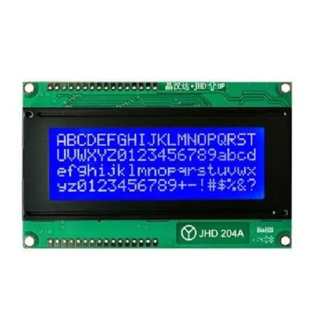 Original JHD 20x4 LCD Liquid Crystal Display with Blue Backlight - View 1