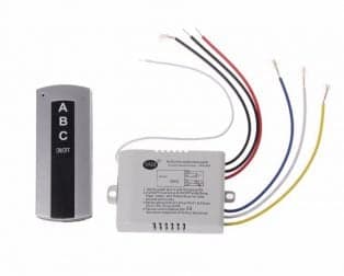 3 Channel RF Wireless ON/OFF Smart Switch with RF Remote Control - View 1