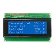 20x4-LCD Module (Blue) - View 1