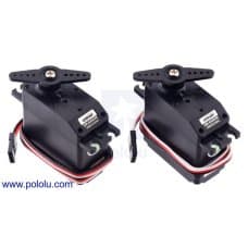 Pololu 3448 Surplus SpringRC SM-S4303R Continuous Rotation Servo Pair (Two Servos) - View 1