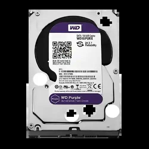 WD 1TB / 2TB / 4TB / 6TB Purple Surveillance Desktop Internal Hard Drive - View 1