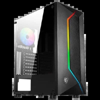 MSI MAG VAMPIRIC 100R Mid Tower Gaming Computer Case - View 1