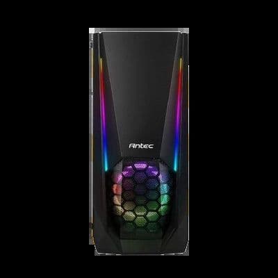 Antec NX310 Mid-Tower ATX Computer Cabinet/Gaming Case | 3 USB Ports with 1 x 120mm ARGB Fan in Front and 1 x 120mm Fan in Rear - View 1