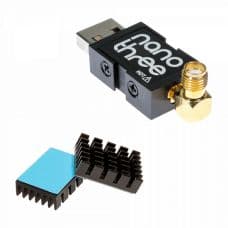 SDR Tiny RTL-USB Set with 0.5PPM TCXO, SMA Input, Aluminum Enclosure and Custom Heatsink NESDR Nano 3 - View 1