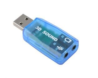 5.1 channel USB Sound Card for Raspberry Pi and Computers - View 1