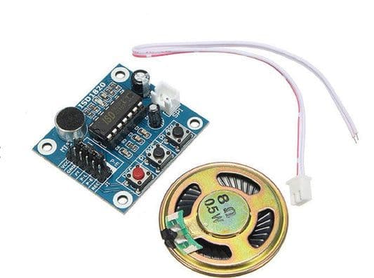 ISD1820 3-5V Voice Module Recording And Playback Module with Microphone and 0.5W Speaker - View 1