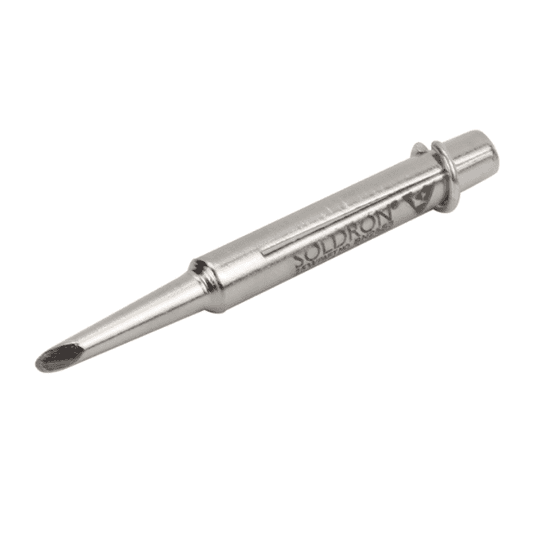 Soldron BN25S3 Nickel Plated Spade 3mm Bit Tip for 25 Watt Soldering Iron - View 1
