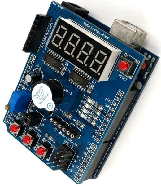 Arduino UNO R3, Leonardo Multifunctional Expansion Board - View 2