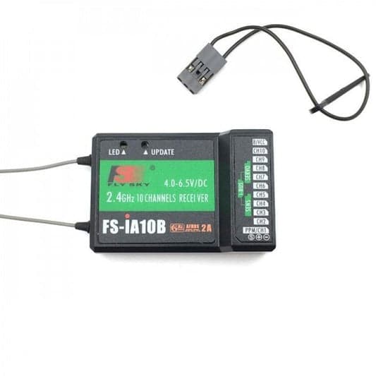 FlySky FS-iA10B Radio Receiver- 2.4GHz 10 Channel - View 1