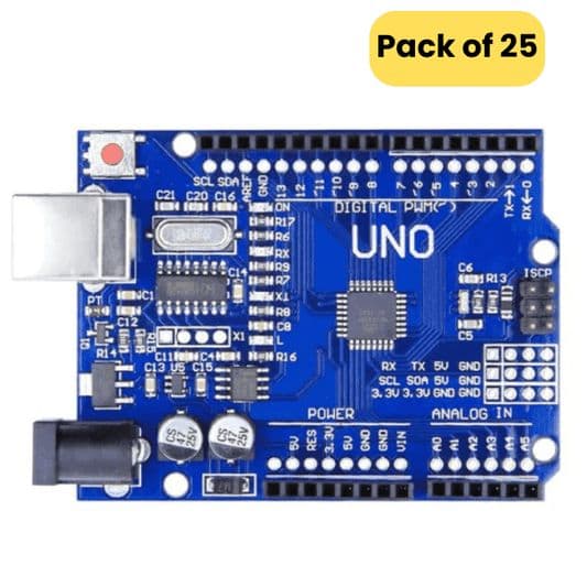 Arduino UNO SMD compatible Board(Pack of 25) - View 1