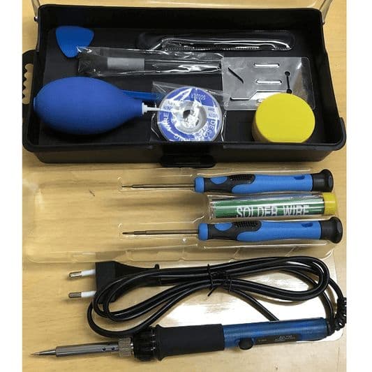 MTQ911 Temperature controlled variable soldering iron combination set - View 1
