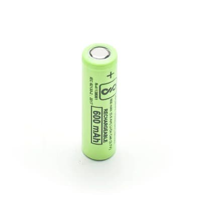 3.7 Volt 600 mAh 14500 Lithium Ion Rechargeable Battery Cell – AA Size - View 1