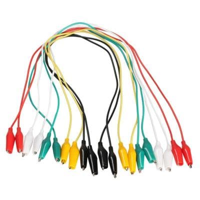 Alligator Clips Electrical DIY Test Leads of Double-ended Crocodile Clips Roach Clip (Pack of 10) - View 1