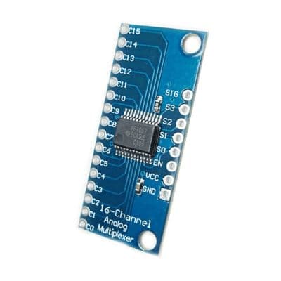 CD74HC4067 High Speed ??CMOS 16-Channel Analog/Digital Multiplexer Breakout Module - View 1