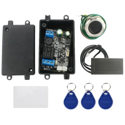 NFC Electric lock Controller with fingerprint reader IC Card Dual channel relay module - View 1