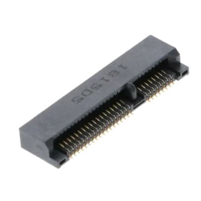 TE PCI Express Connectors 2041119-1 mSATA mini PCI-E 4H - View 1