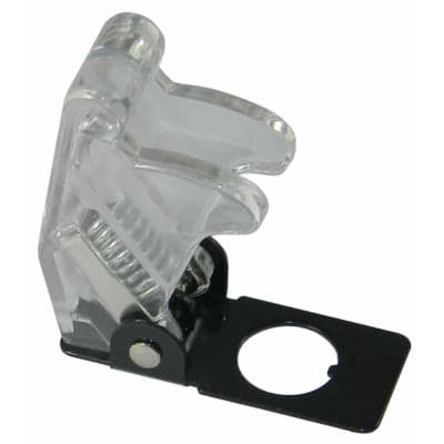 Toggle Switch Safety Cap - Transparent White - View 2