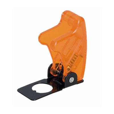 Toggle Switch Safety Cap - Transparent Yellow - View 1