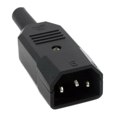 AC Power Male Socket IEC C14 Connector - View 1