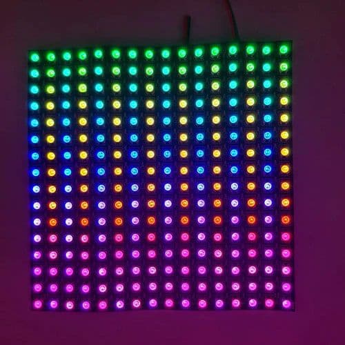 16x16 Flexible WS2812B Addressable LED Matrix Panel - View 2