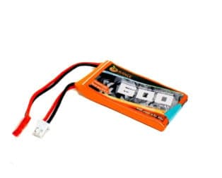 Orange 3.7V 600mAh 25C 1S Lithium Polymer Battery Pack - View 1